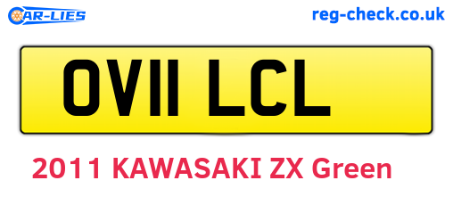 OV11LCL are the vehicle registration plates.