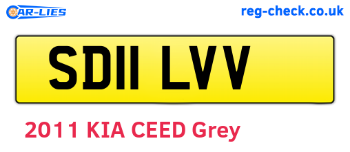 SD11LVV are the vehicle registration plates.