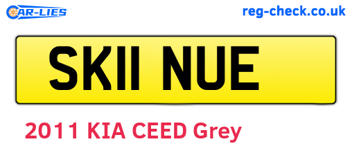 SK11NUE are the vehicle registration plates.