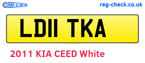 LD11TKA are the vehicle registration plates.