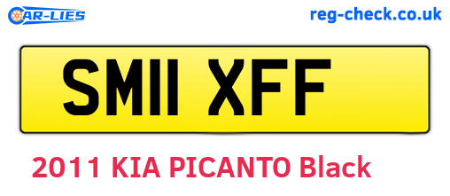 SM11XFF are the vehicle registration plates.
