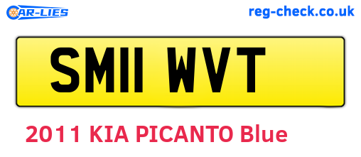 SM11WVT are the vehicle registration plates.