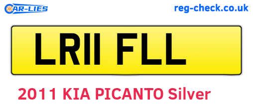 LR11FLL are the vehicle registration plates.