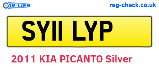 SY11LYP are the vehicle registration plates.
