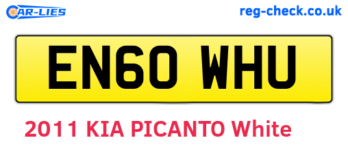 EN60WHU are the vehicle registration plates.