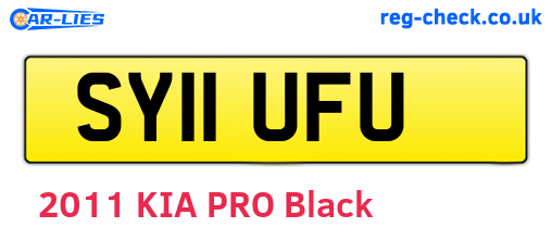 SY11UFU are the vehicle registration plates.