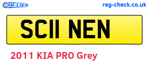 SC11NEN are the vehicle registration plates.