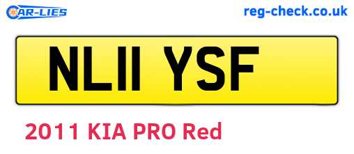 NL11YSF are the vehicle registration plates.