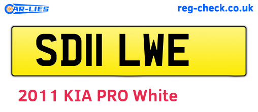 SD11LWE are the vehicle registration plates.