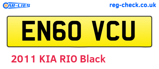 EN60VCU are the vehicle registration plates.