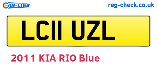 LC11UZL are the vehicle registration plates.