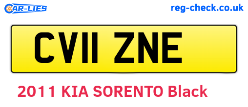 CV11ZNE are the vehicle registration plates.