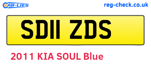 SD11ZDS are the vehicle registration plates.