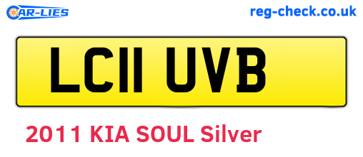 LC11UVB are the vehicle registration plates.