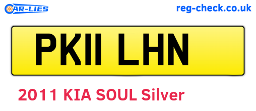 PK11LHN are the vehicle registration plates.