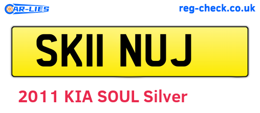 SK11NUJ are the vehicle registration plates.