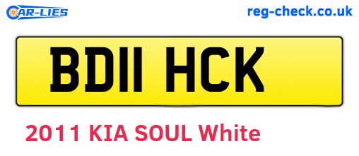 BD11HCK are the vehicle registration plates.