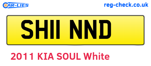 SH11NND are the vehicle registration plates.