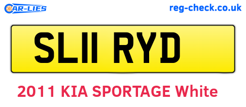 SL11RYD are the vehicle registration plates.