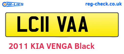 LC11VAA are the vehicle registration plates.