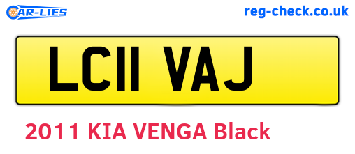 LC11VAJ are the vehicle registration plates.