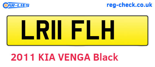 LR11FLH are the vehicle registration plates.