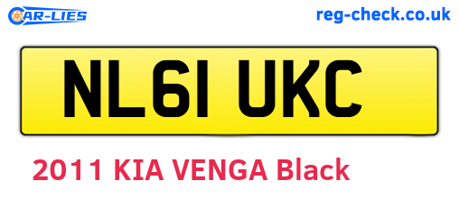NL61UKC are the vehicle registration plates.
