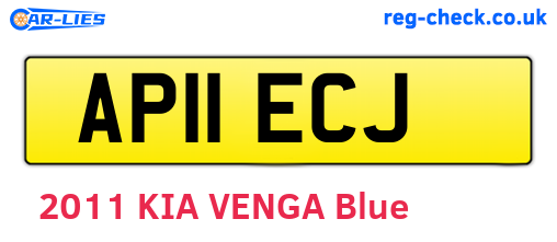 AP11ECJ are the vehicle registration plates.