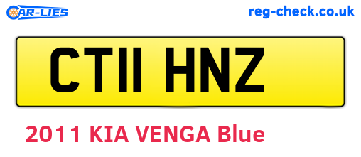 CT11HNZ are the vehicle registration plates.