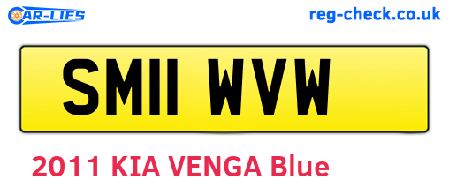 SM11WVW are the vehicle registration plates.