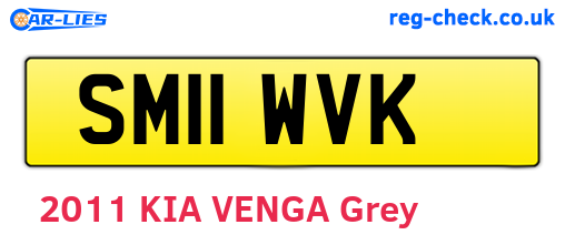 SM11WVK are the vehicle registration plates.