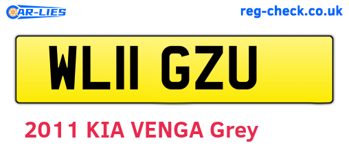 WL11GZU are the vehicle registration plates.