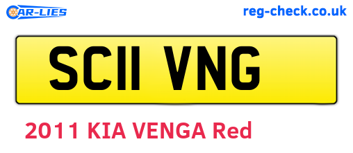 SC11VNG are the vehicle registration plates.