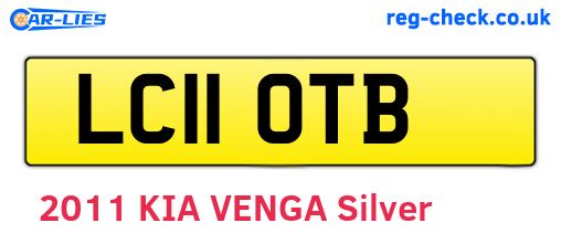 LC11OTB are the vehicle registration plates.