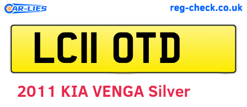 LC11OTD are the vehicle registration plates.