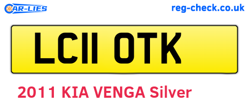 LC11OTK are the vehicle registration plates.
