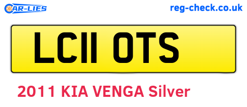 LC11OTS are the vehicle registration plates.