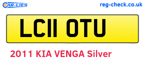 LC11OTU are the vehicle registration plates.