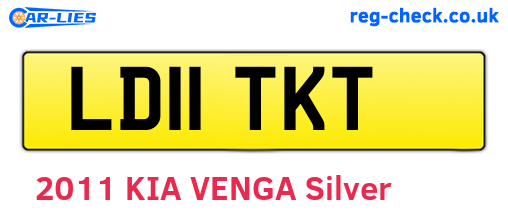 LD11TKT are the vehicle registration plates.