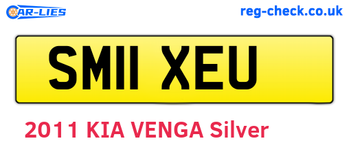 SM11XEU are the vehicle registration plates.