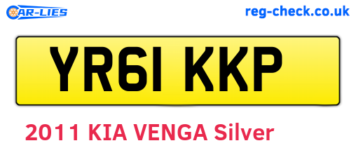 YR61KKP are the vehicle registration plates.