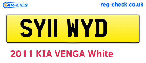 SY11WYD are the vehicle registration plates.