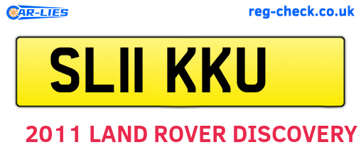 SL11KKU are the vehicle registration plates.