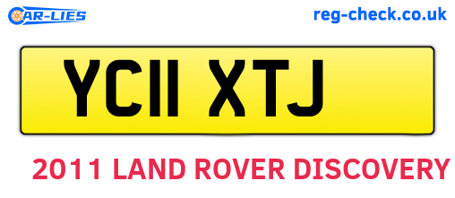 YC11XTJ are the vehicle registration plates.