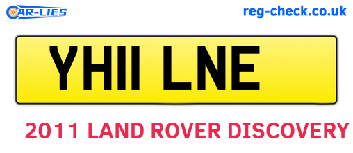 YH11LNE are the vehicle registration plates.