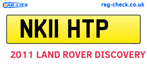NK11HTP are the vehicle registration plates.