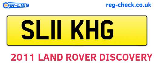 SL11KHG are the vehicle registration plates.