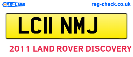 LC11NMJ are the vehicle registration plates.