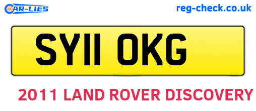 SY11OKG are the vehicle registration plates.