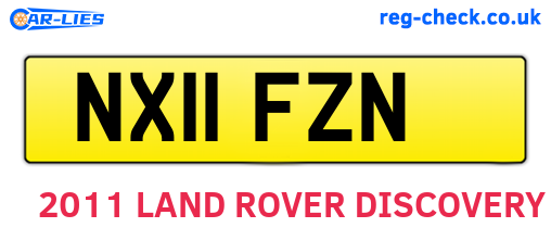 NX11FZN are the vehicle registration plates.